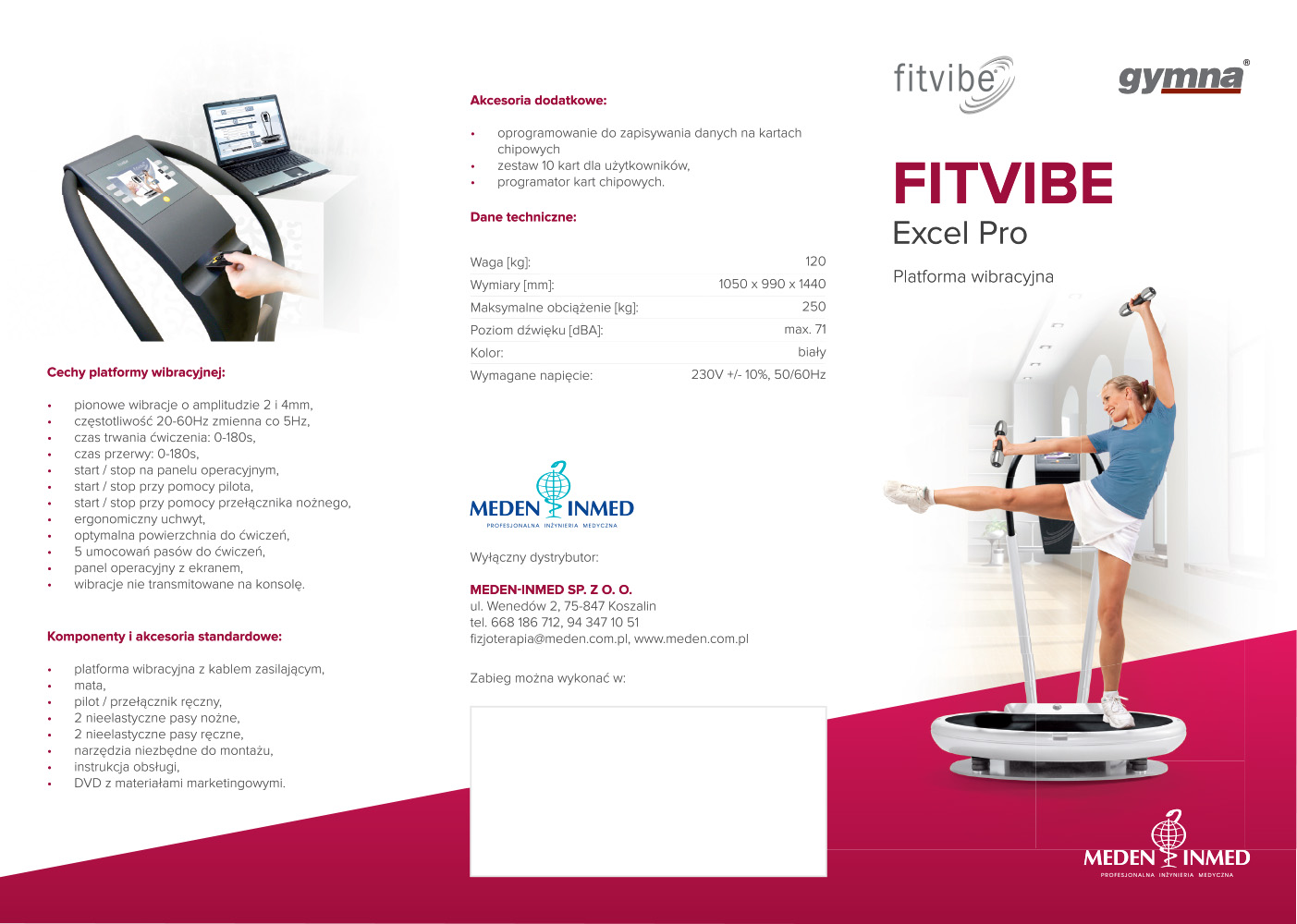 Ulotka FitVibe Excel Pro - 3xDL 2016 - obrazek 2