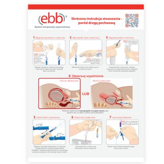 Ulotka EBB System Tamponady Poporodowej - Skrócona Instrukcja - A4 2019