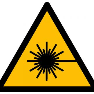 Naklejka promieniowanie laserowe - 2020