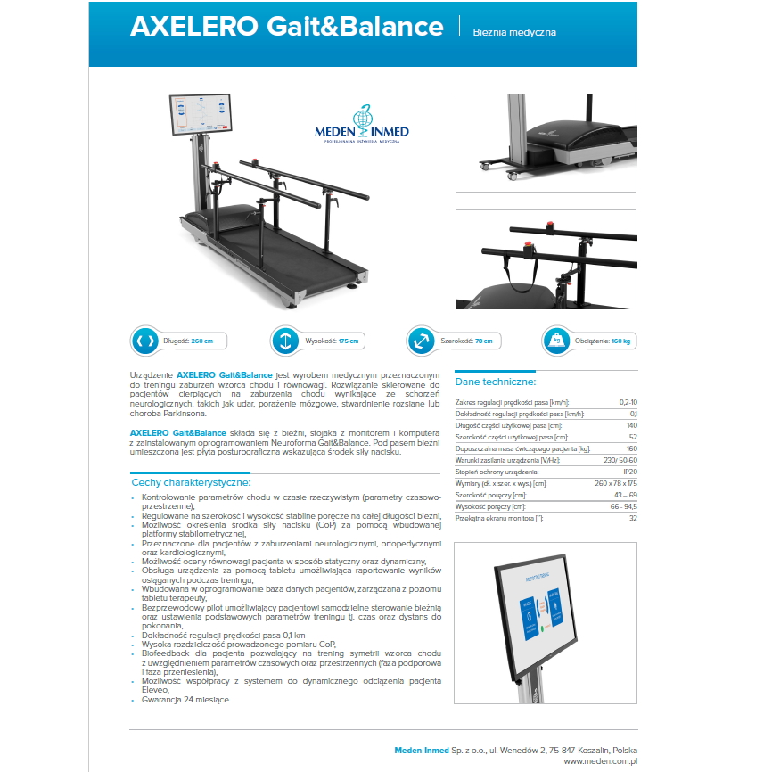 ulotka Axelero Gait&Balance