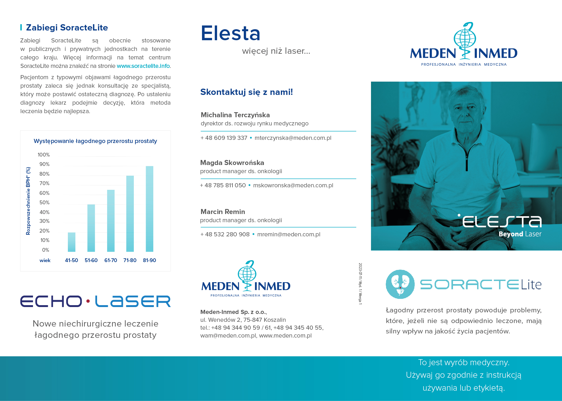 Ulotka Elesta Echolaser SORACTELite - 3xDL 2023 - obrazek 2