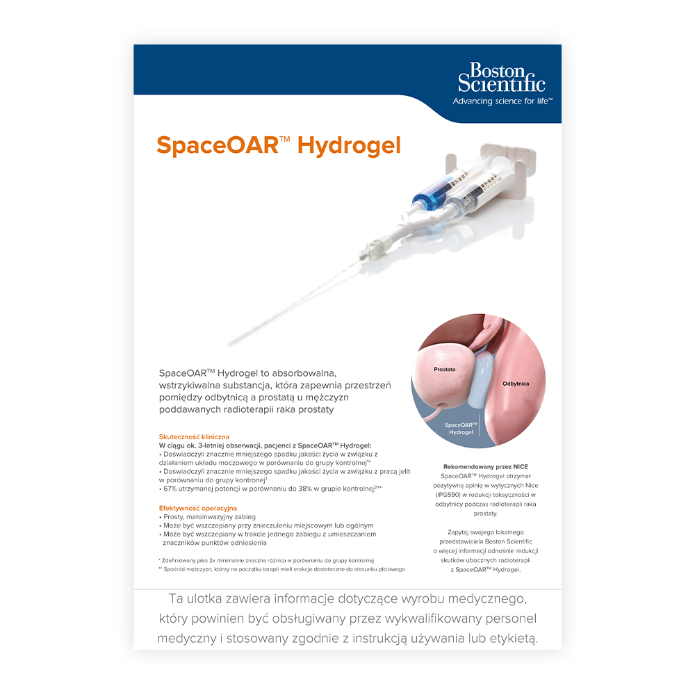 Ulotka Space OAR Urology - A4 2023