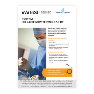 Ulotka Avanos System do zabiegów termolezji RF - A4 2024