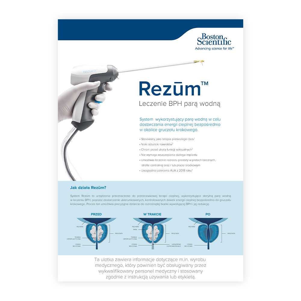 Ulotka Rezum Boston Scientific - 2xA4 2024