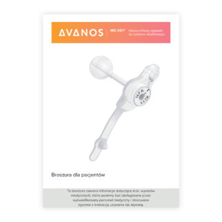 Broszura AVANOS MIC KEY G-tube - dla pacjenta - A4 2024