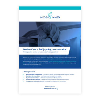 Ulotka Meden Care - A5 2025